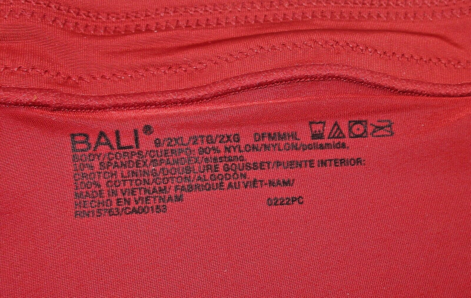 BALI~2XL 9~DFMMHL~Vintage Car Red One Smooth U Modern Microfiber Hi-Cut