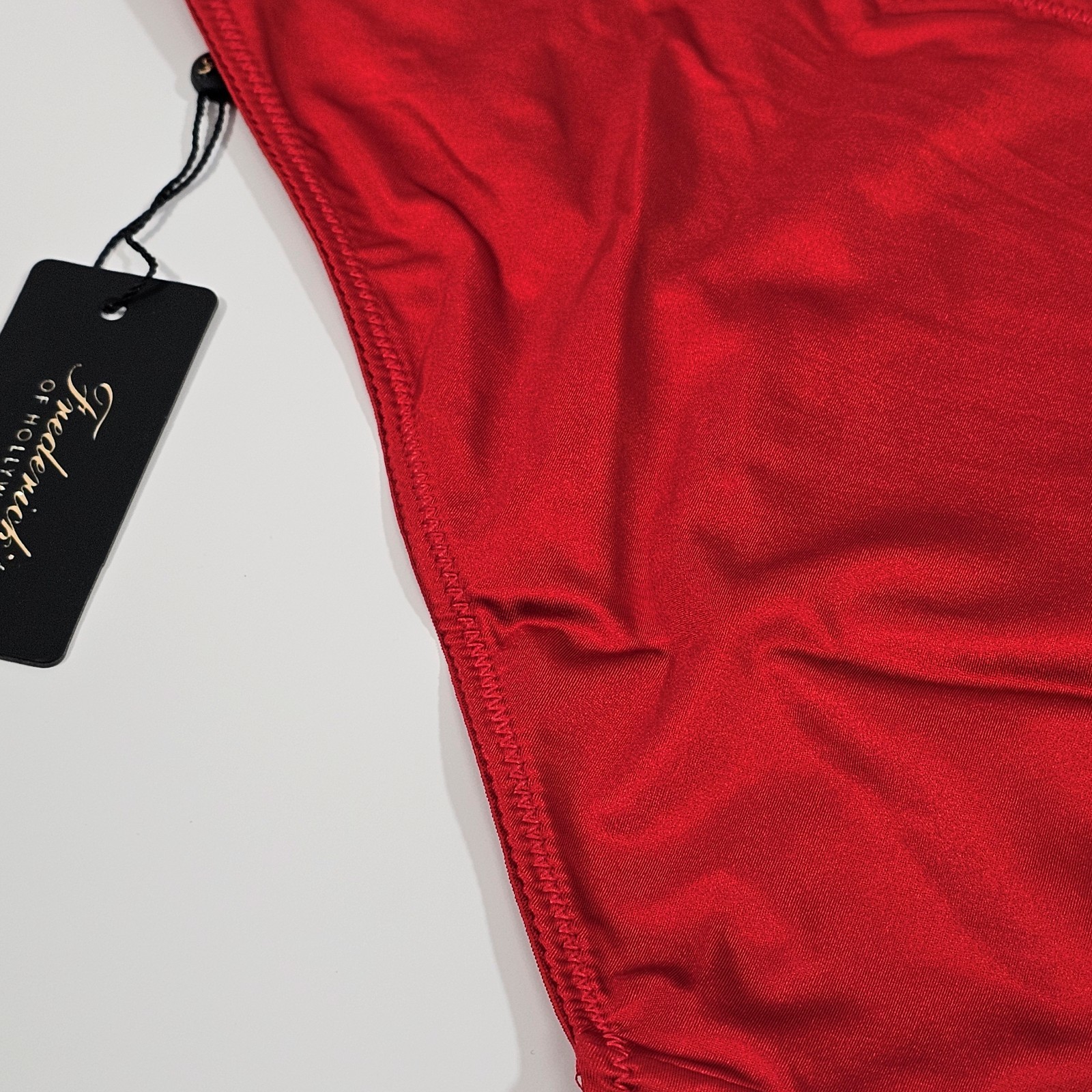 Frederick’s of Hollywood Hipster Silky Liquid Satin Panties, Red