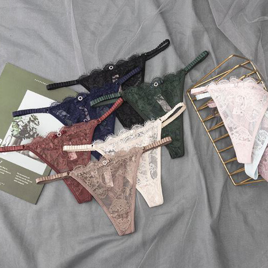 5 Pack Lot Women’s Sexy Lace Panties Thongs G-String Briefs Underwear Lingeries