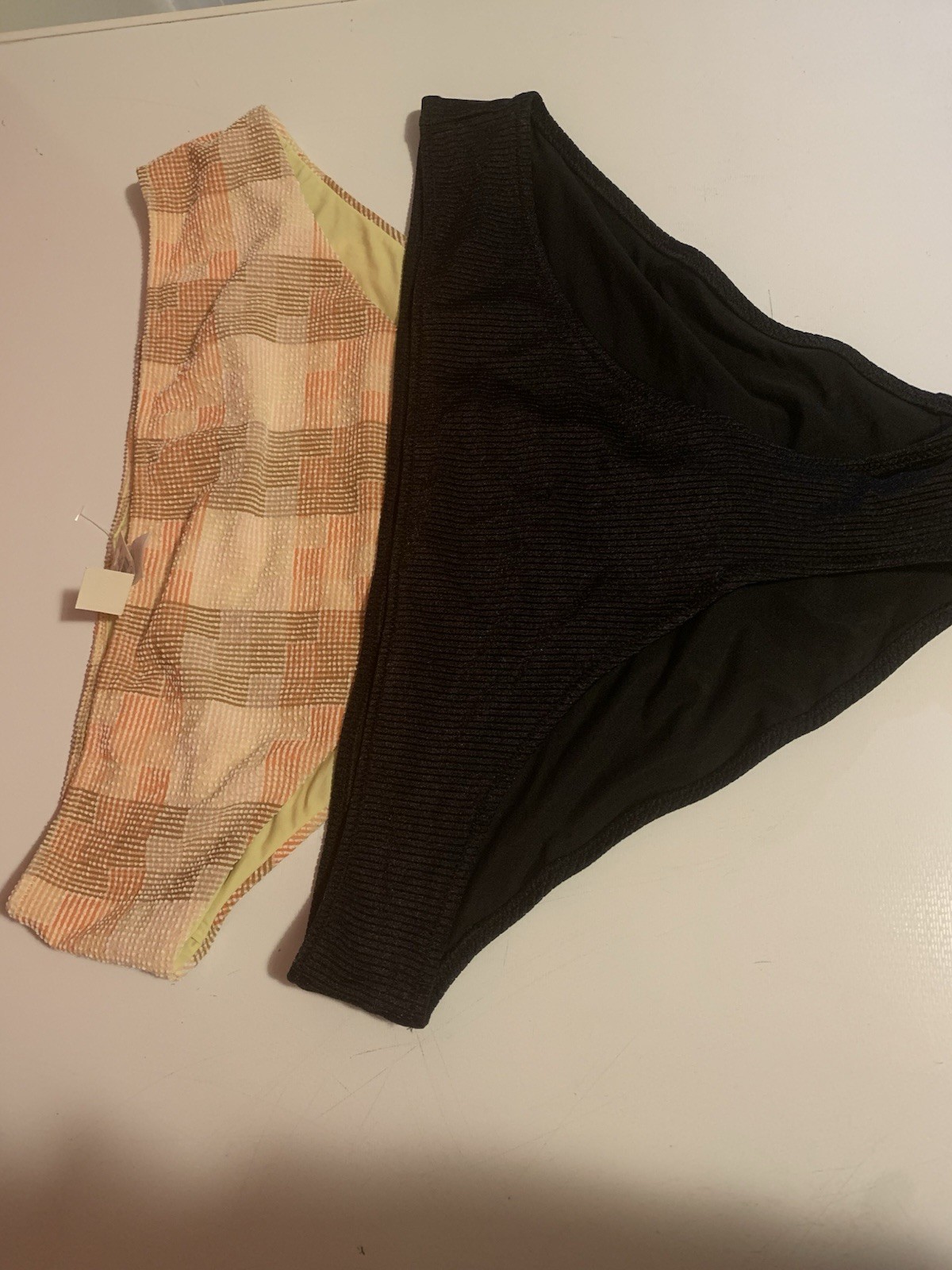 Aerie Women’s Bikini Panties 5 Pack Multicolor Striped Solid Checkered Stretch