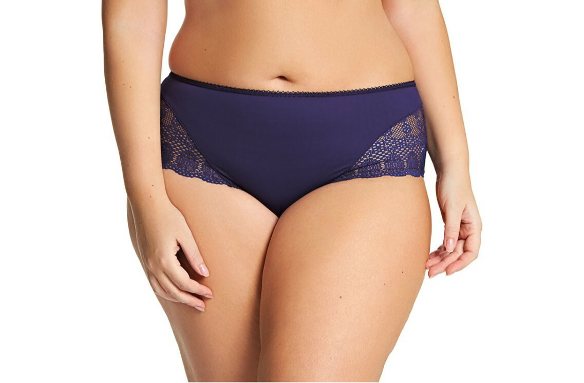 Elomi Carmen Collection M Brief Panty Ink Blue 4015