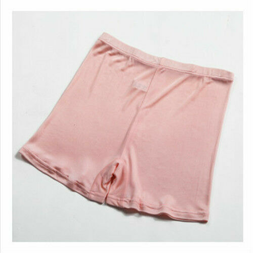 Women Knitted 100% Pure Silk Knickers Boxers Panties Underwear Underpants Beige