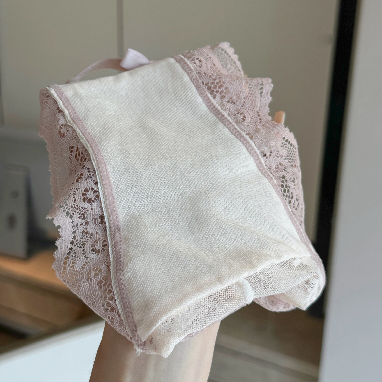 4 Pack Lot Sexy Womens Satin Panties Briefs Sheer Lace French Underwear Intimate