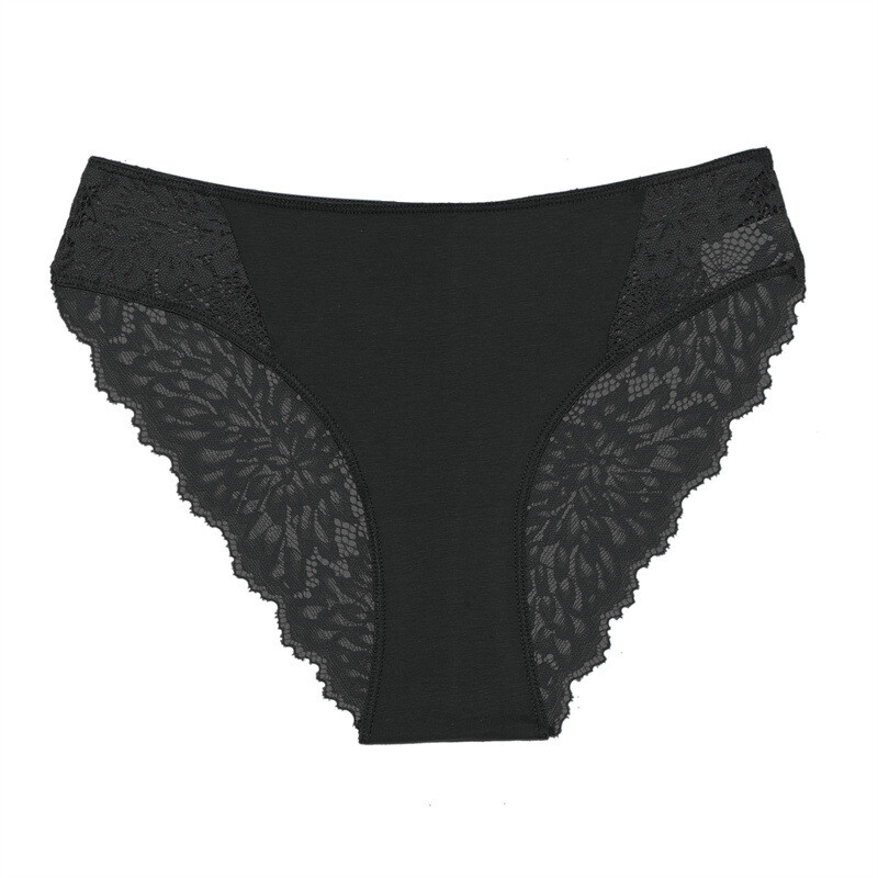 1/3/6 Pack Womens Sexy Panties Floral Lace High Cut See Through Underwear Panty