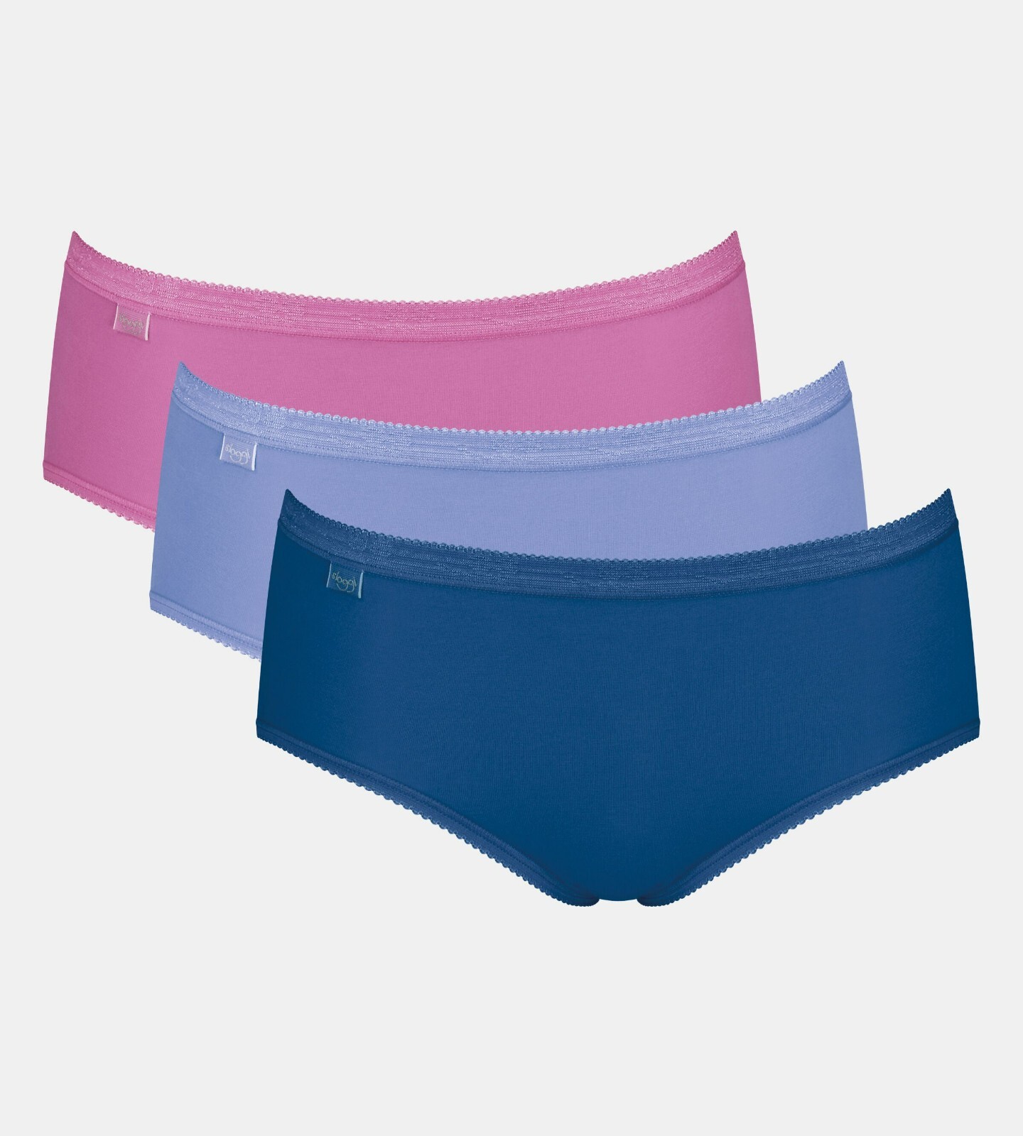 Sloggi Basic Midi Brief 3 Pack 10107163 Everyday Lingerie Womens Knicker RRP £35