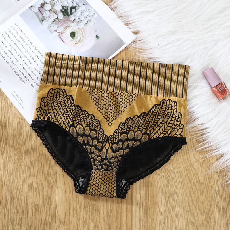 3/4/7Pcs/lot Women Sexy Lace Briefs Temptation high-waist Panties Thong Knickers