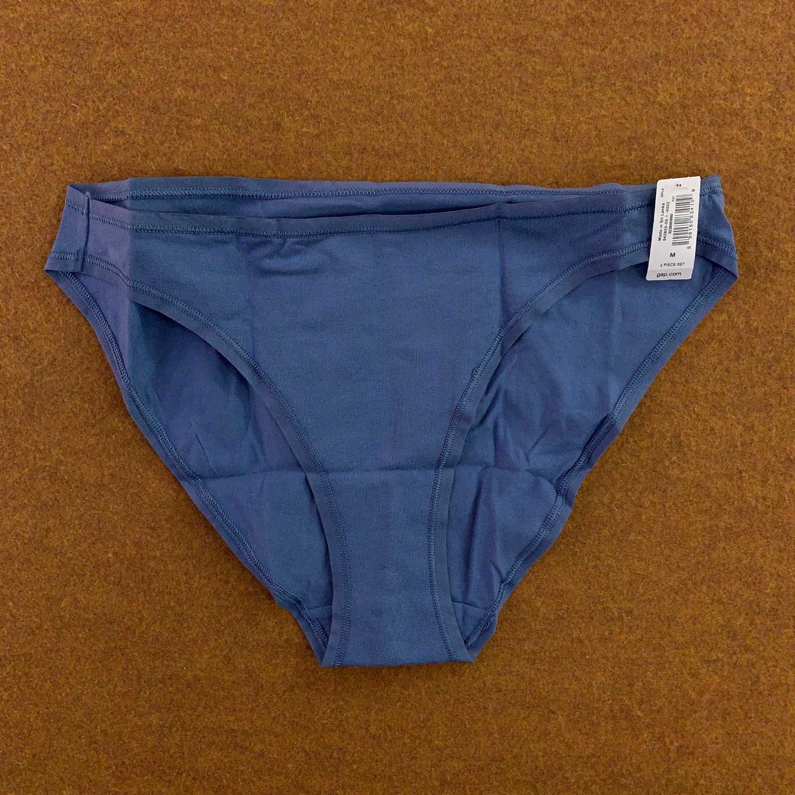 GapBody Women Medium Multicolor Organic Cotton 3 Pack Bikini Underwear NEW