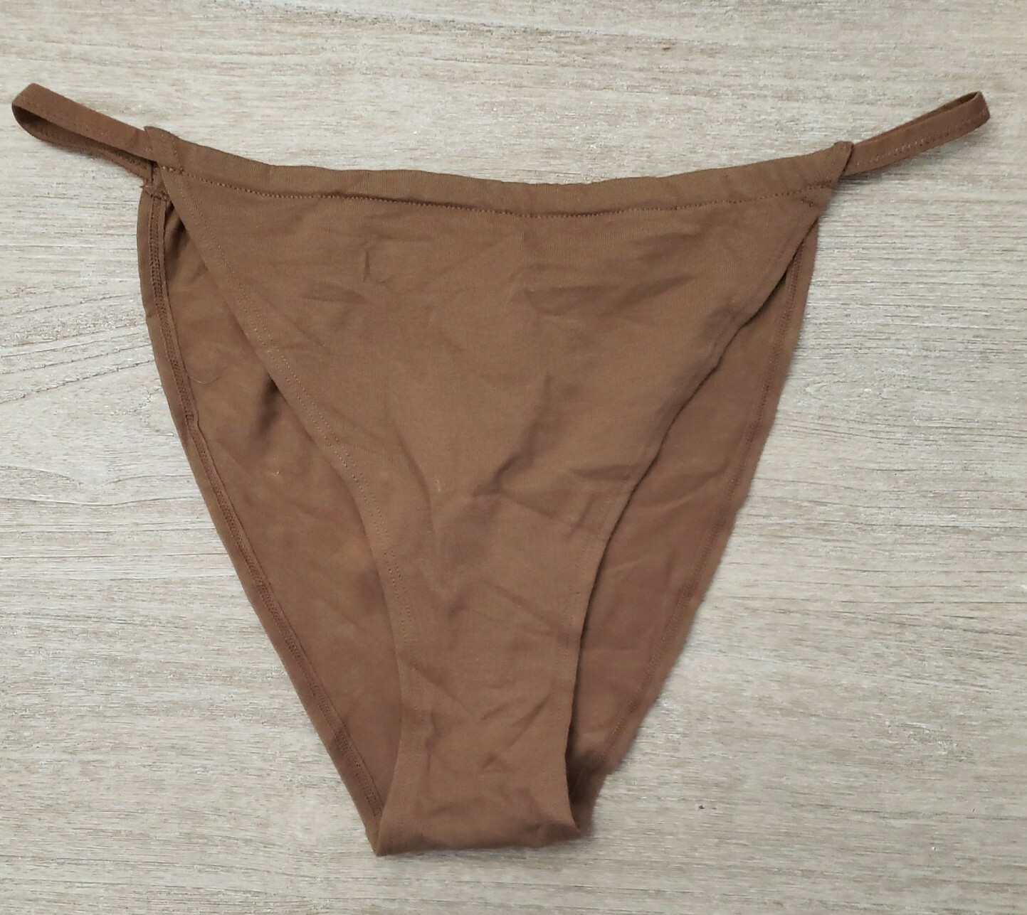 Bootay Bag 2 Pair Thong and Regular Panty Size Large NWT Brown and Green