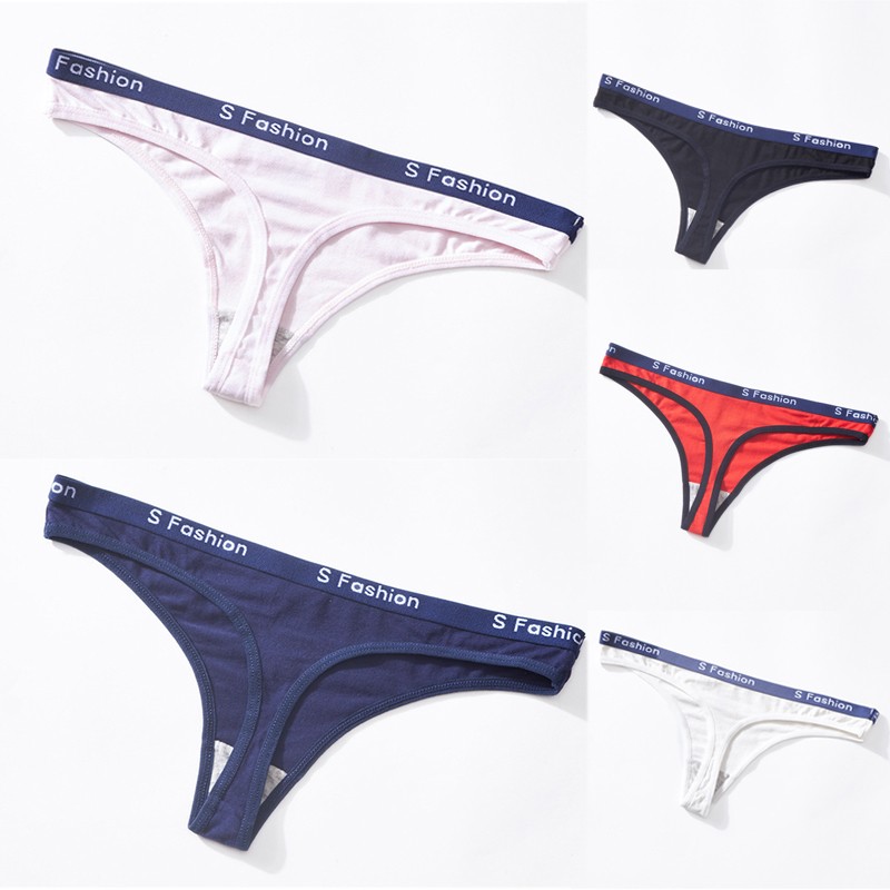 5 Pack Lot Sexy Womens Low Rise Thongs Panties Bikinis Underwear Brief Lingeries