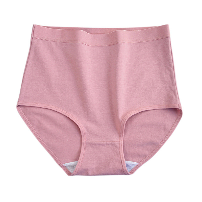 220lbs Women High Waist Cotton Panties Briefs Underwear Soft Underpants 3Pcs