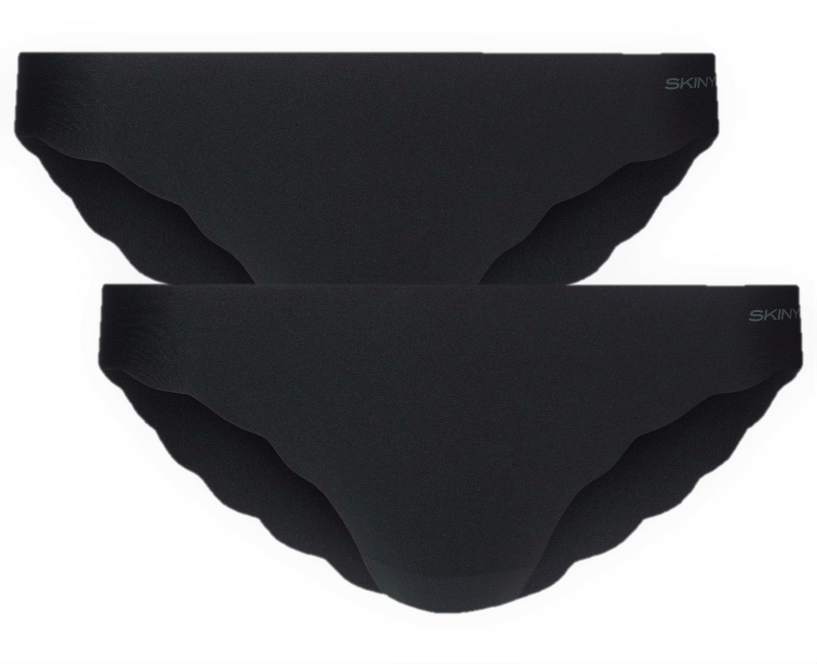 Skiny 2 Pack Womens Rio Brief Bikini Brief Micro Lovers Black 36 38 40 42 44 NEW