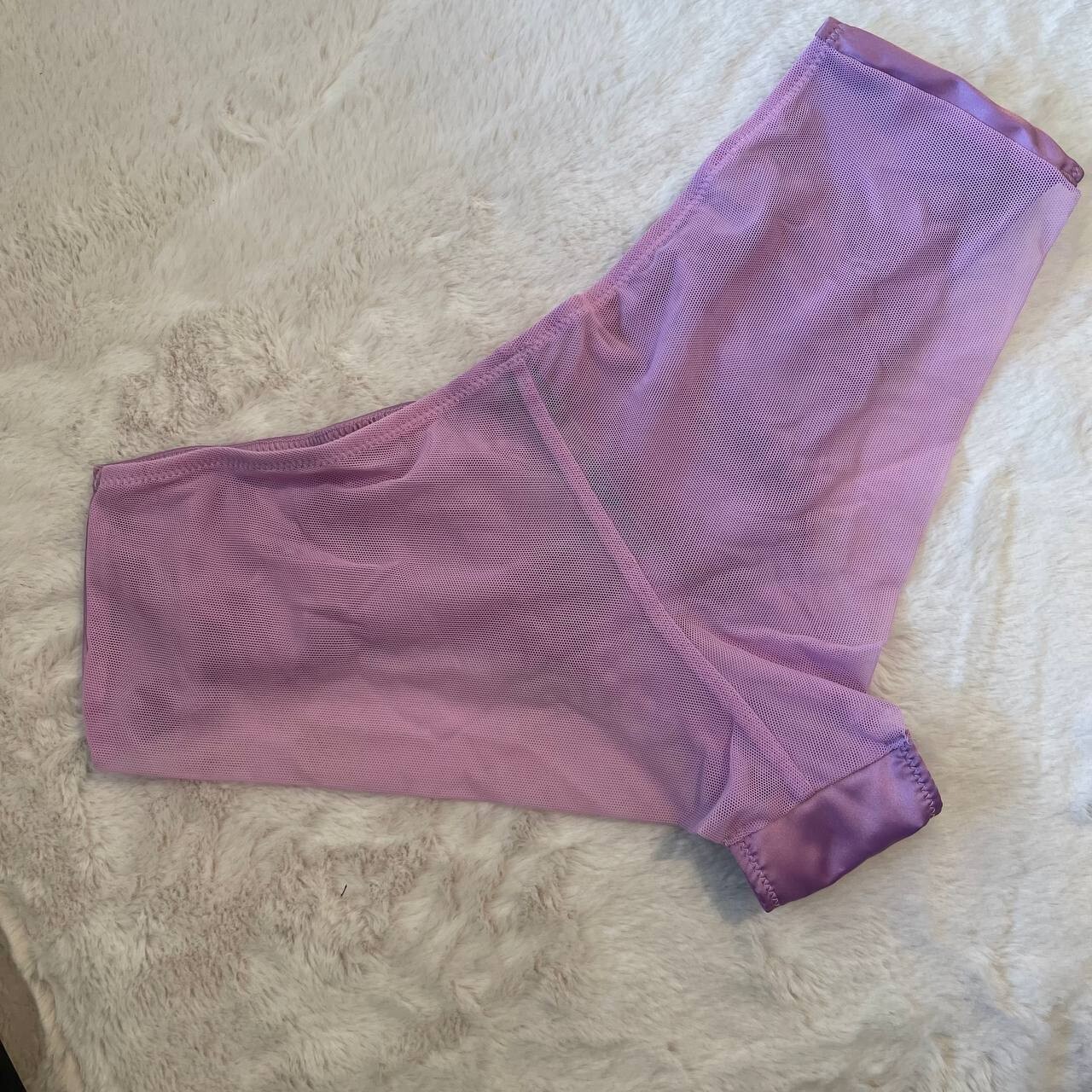 NIB Victoria’s Secret Cheeky Satin and Mesh 3-pack panty box Bundle Set size M