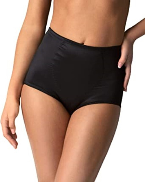 NWT Bali Moderate Control Tummy Panel Shapewear Brief DFX710 BLACK XL (U7)