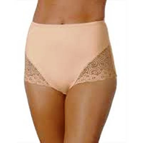 New Hanes Panties Brief Lace Panel Style HW54 In Beige, Black and White.
