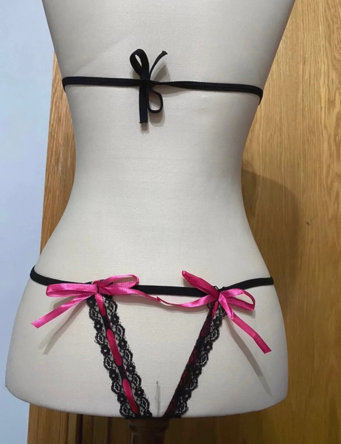 ☆USA☆ Sexy Women Lace Thong G-string Panties Lingerie Underwear Crotchles T-back