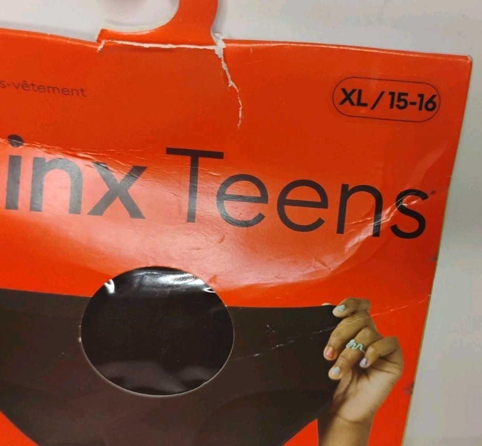 Thinx Teens Leakproof Period Underwear Brief Size XL 15-16 Black/Noir Lot of 2