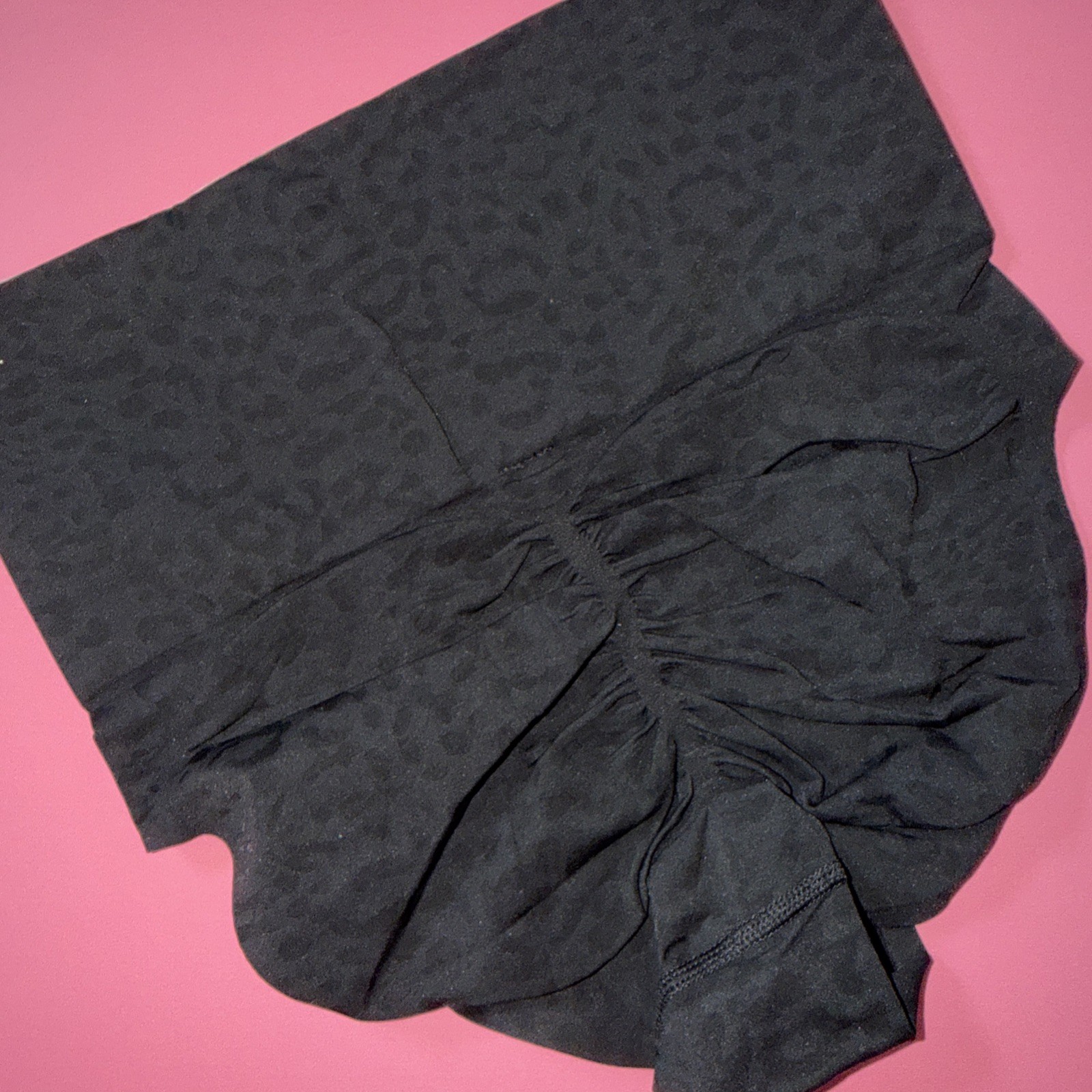 Victoria’s Secret XL HIGH-WAIST BRIEF panty BLACK animal Print CURVES SHAPEWEAR