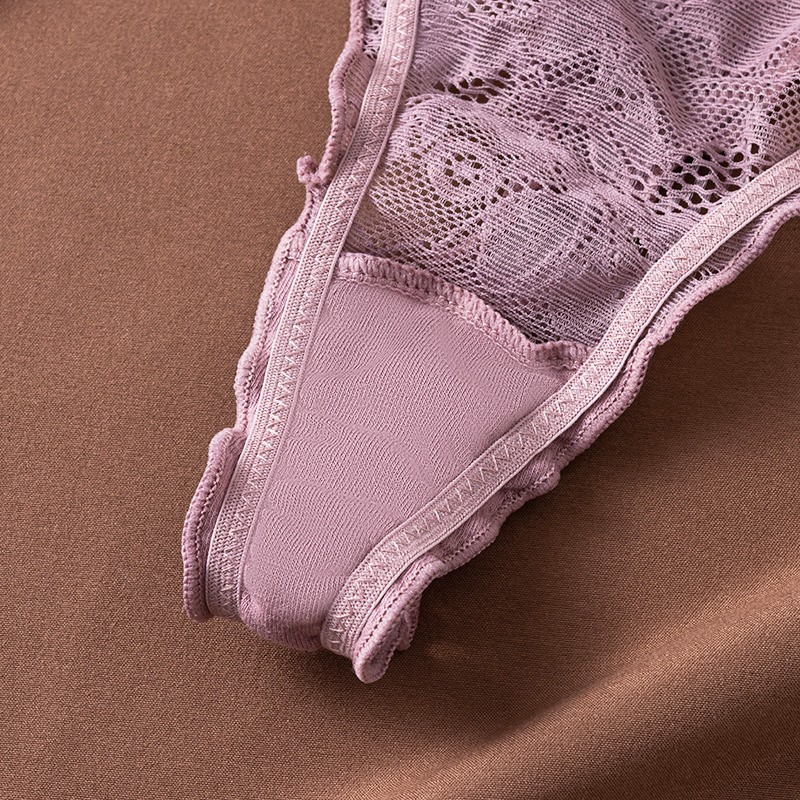 5 Pack Lot Sexy Womens See Through Lace Sheer Panties Thongs Briefs Underwear