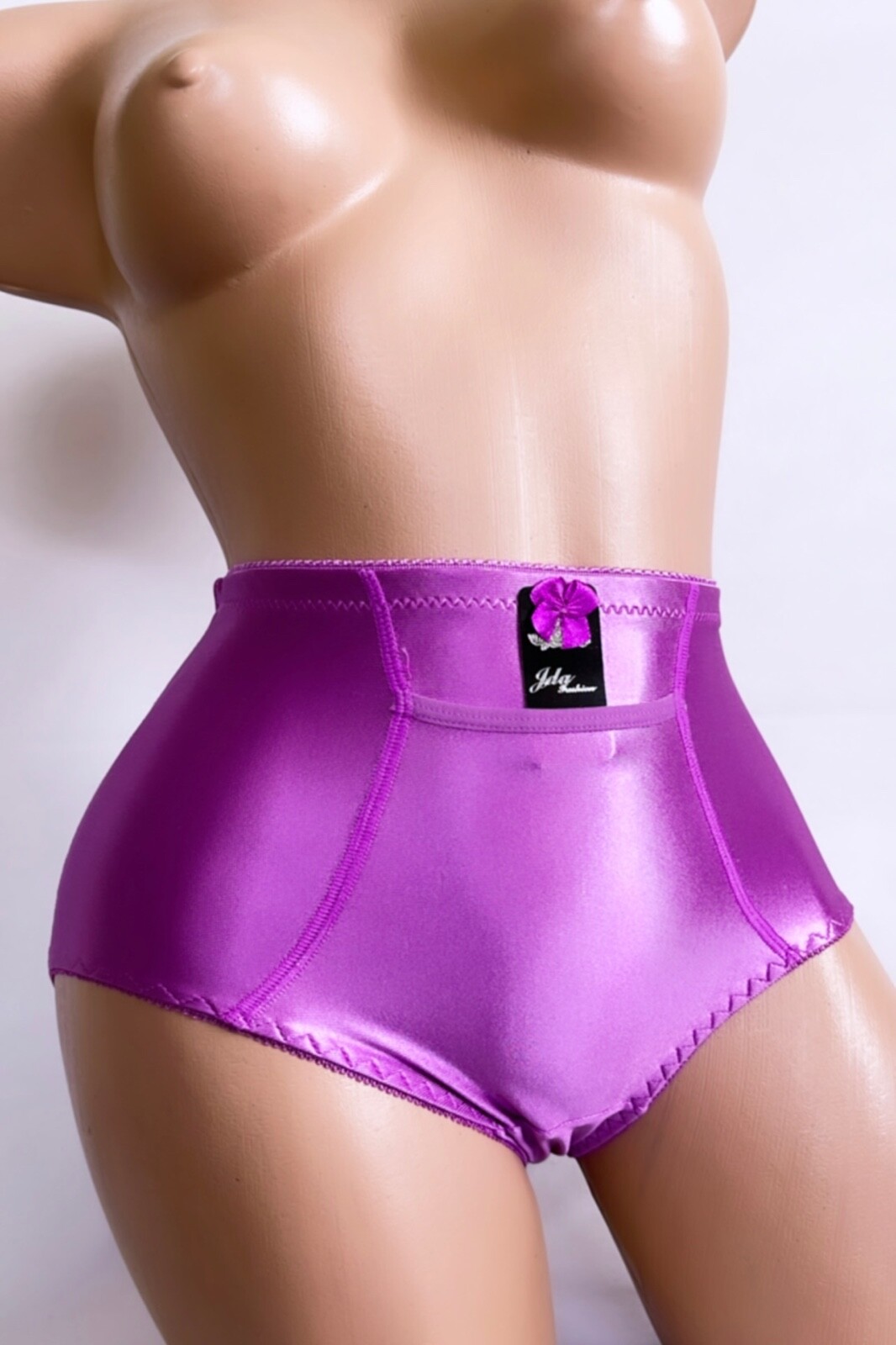 6 Lingerie Satin Panties Womens Underwear Full Coverage Brief Travel Pocket S-XL