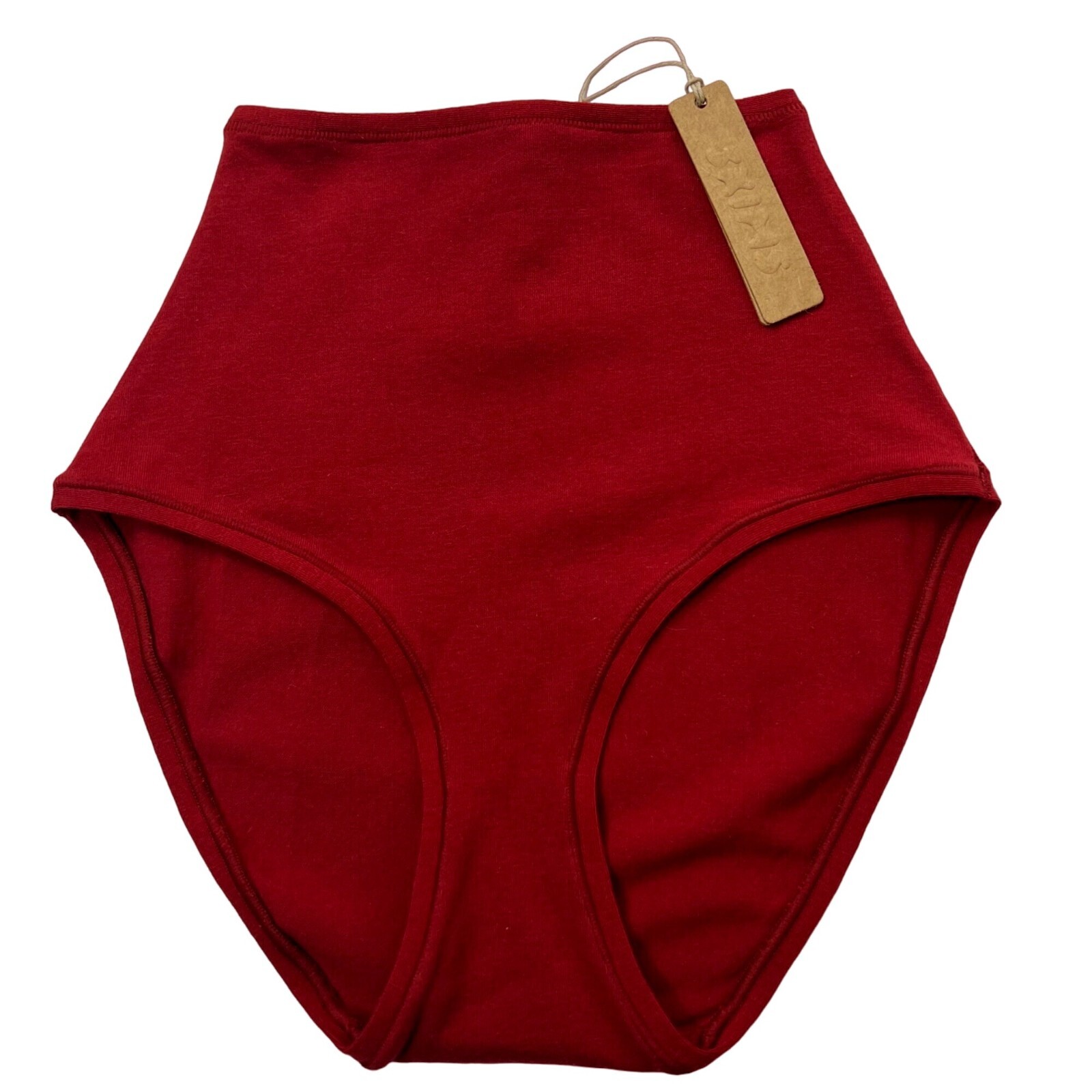 SKIMS Cotton Jersey Full Brief Brick Womens XXS