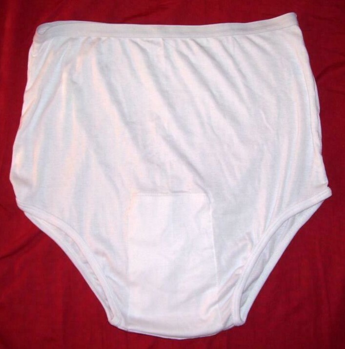 Incontinence Panties Protective Leak Proof Pouch Cotton Washable Reusable 4 XL