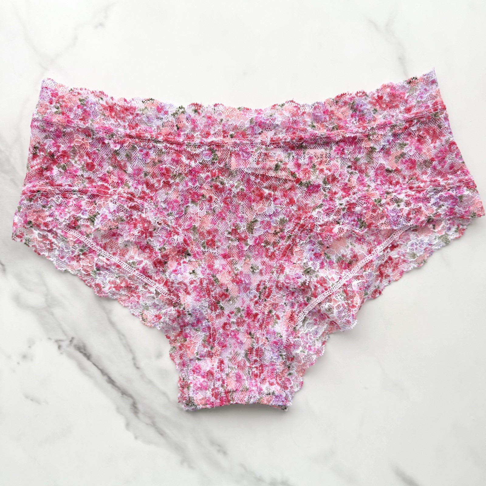Victoria’s Secret The Lacie Posey Lace Cheeky Panty Delicate Violet SZ S/M