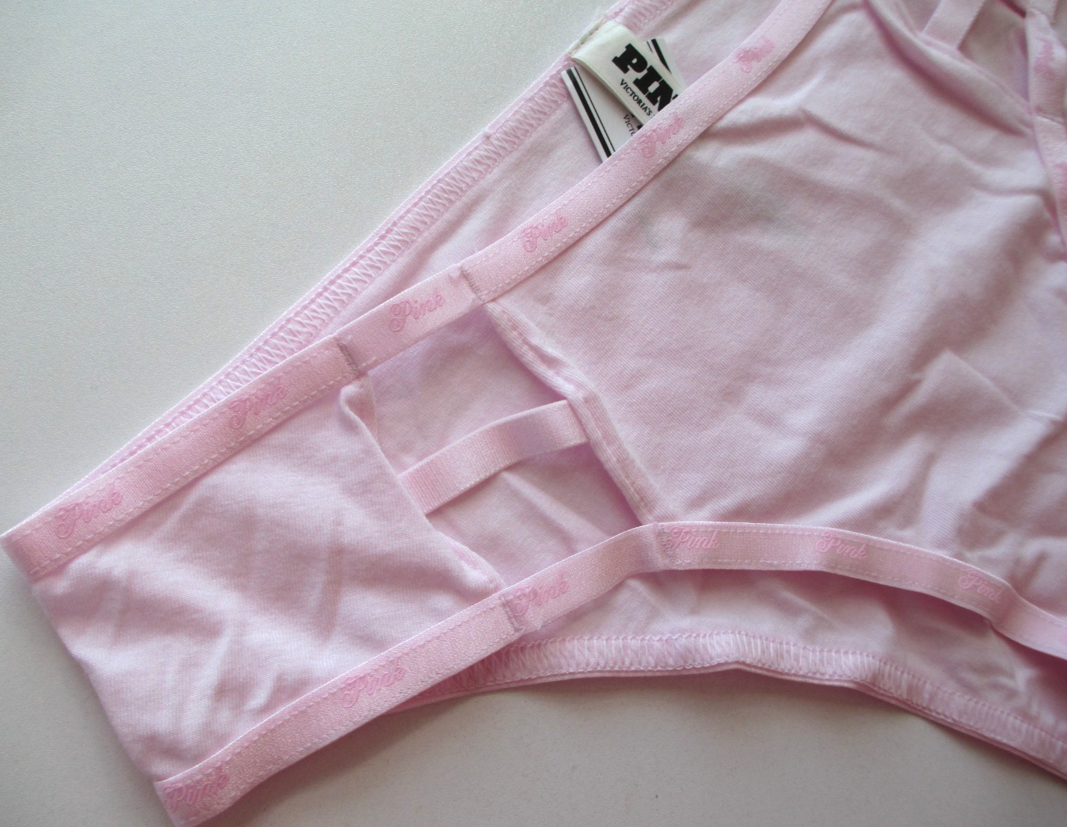 VICTORIA’S SECRET PINK Cotton High Leg Cheeky Panty S M L XL Pink NWT Strappy VS
