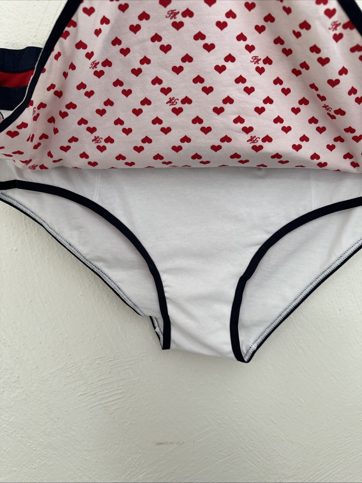 TOMMY HILFIGER UNDERWEAR 3Pc Women Cotton Cheeky Hipster M Size MSRP $36