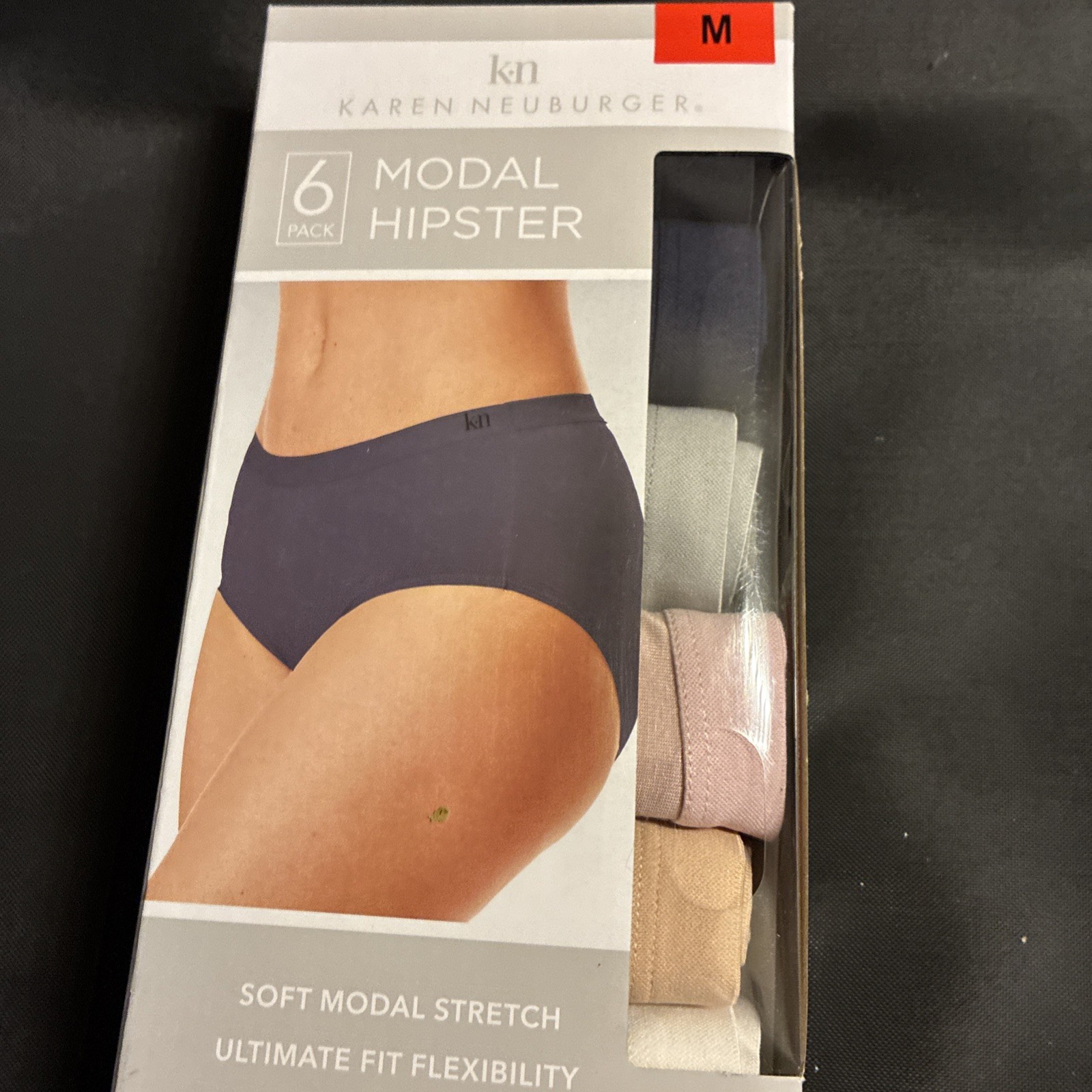 NEW Karen Neuburger Women’s M 6 Pack Modal Hipster Panties