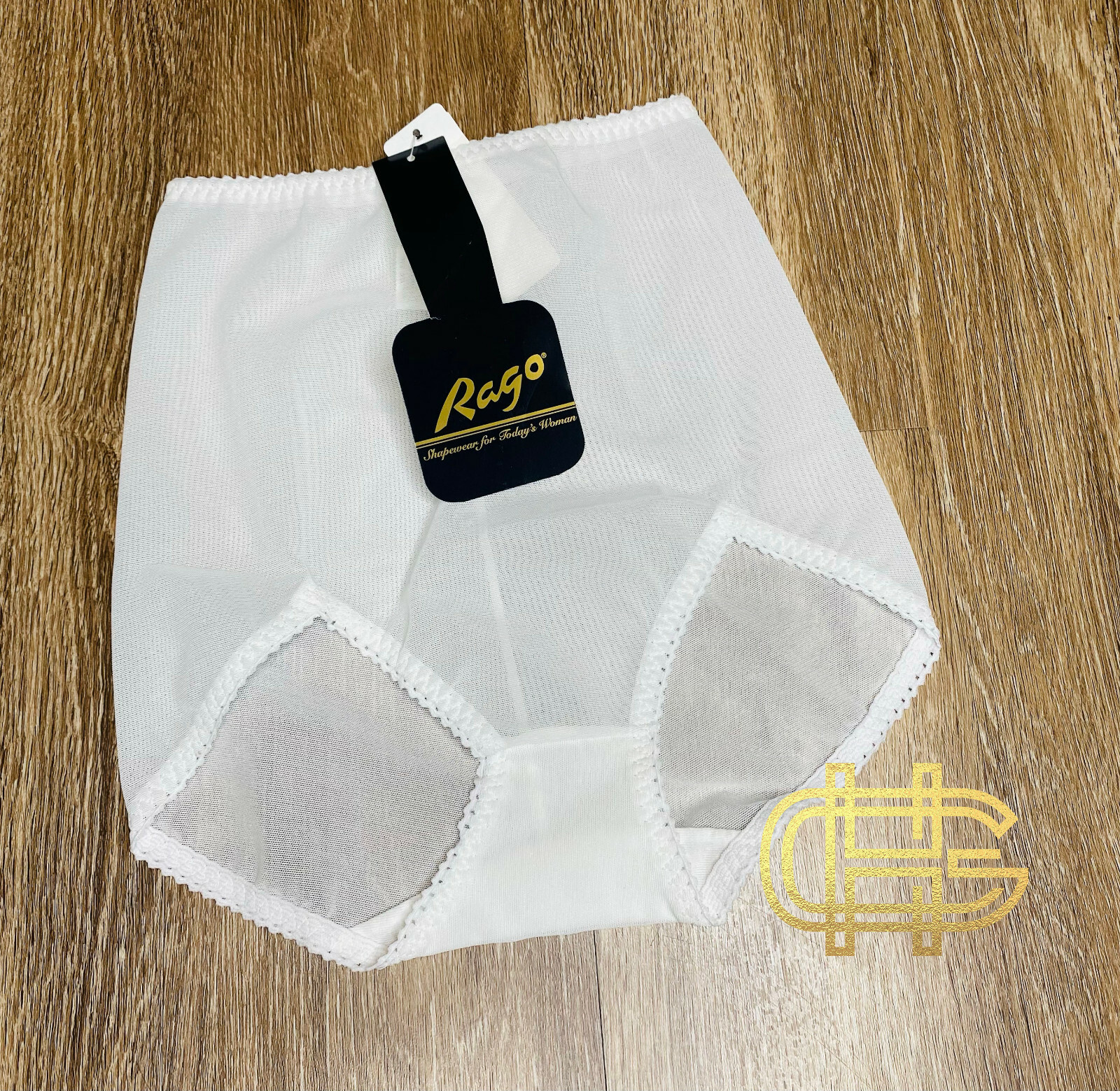 Rago Sheer Panty Brief White S/26