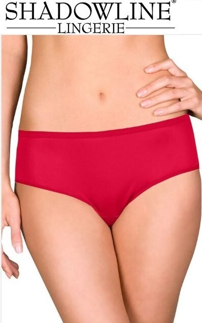 3 Pair Size 6 Red ShadowLine Hipster Covered elastic waist and leg Free Shipping
