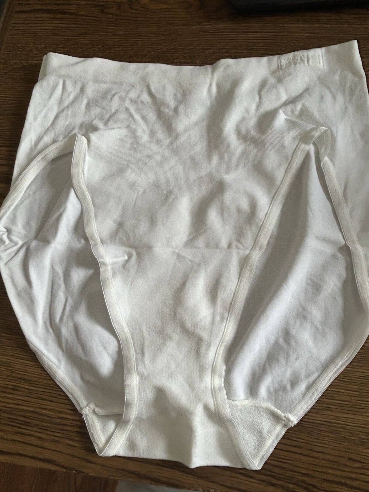 BALI HI CUT PANTIES SIZE 9 2X NYLON SPANDEX COTTON BLACK