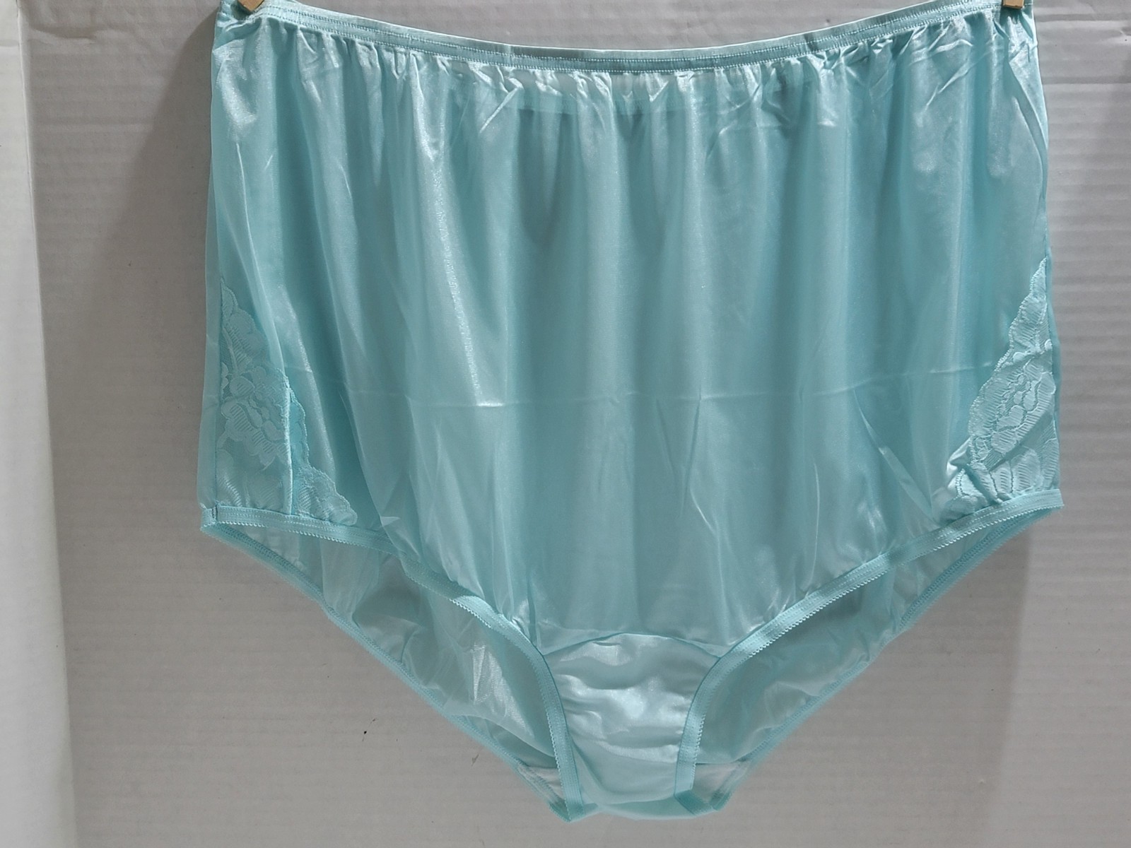 VINTAGE VANITY FAIR SHEER NYLON PANTY STYLE 14801 SZ 11 BLUE LACE NOUVEAU MEXICO