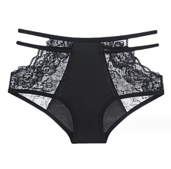 1/5 Pack Lot Womens Lace Satin Panties Underwear See Through Briefs Lingeries