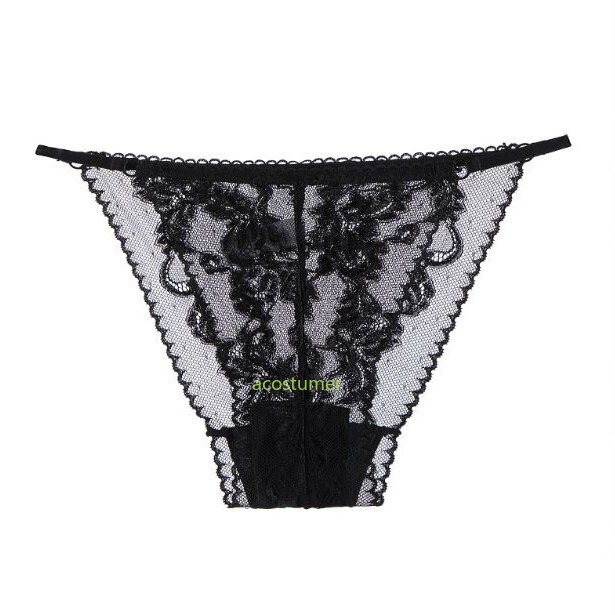 Pack Of 5 Sexy Womens See Through Lace Sheer Panties Briefs Underwear Lingeries