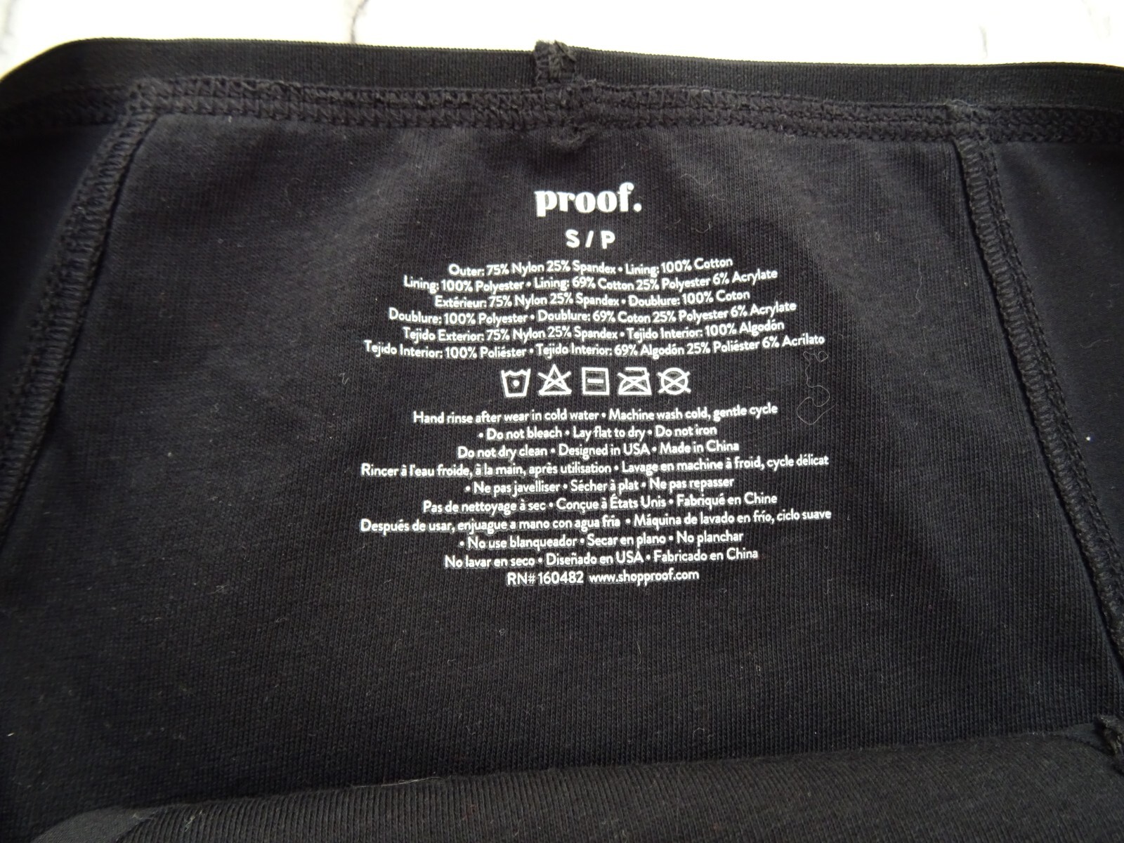 Proof# Heavy Absorbency Menstrual Brief 1-Pack Panties US Size S