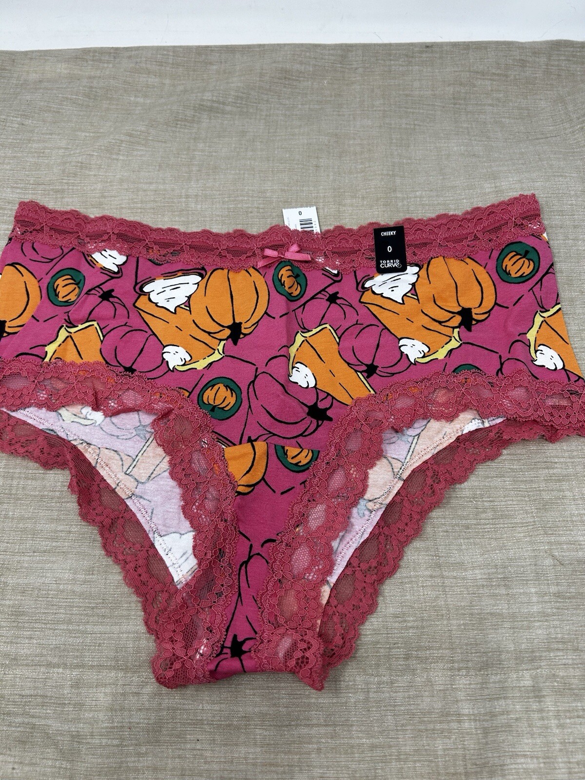 Torrid Curve Pumpkin Spice Coffee Fall Cheeky Panty Size Large (0)