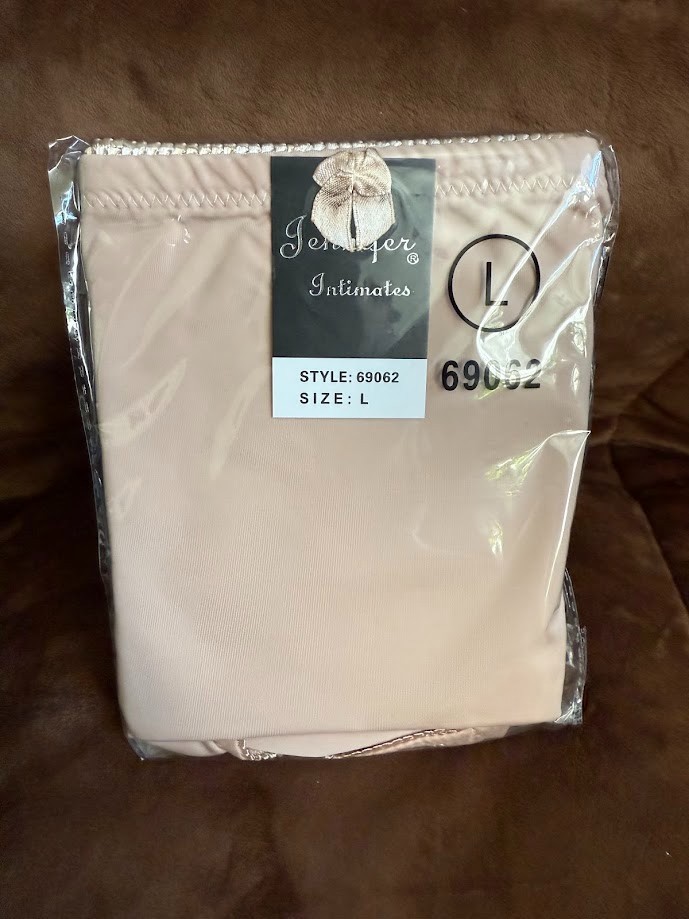 JENNIFER INTIMATES Briefs High Waisted Girdle Satin Panties Underwear 69062