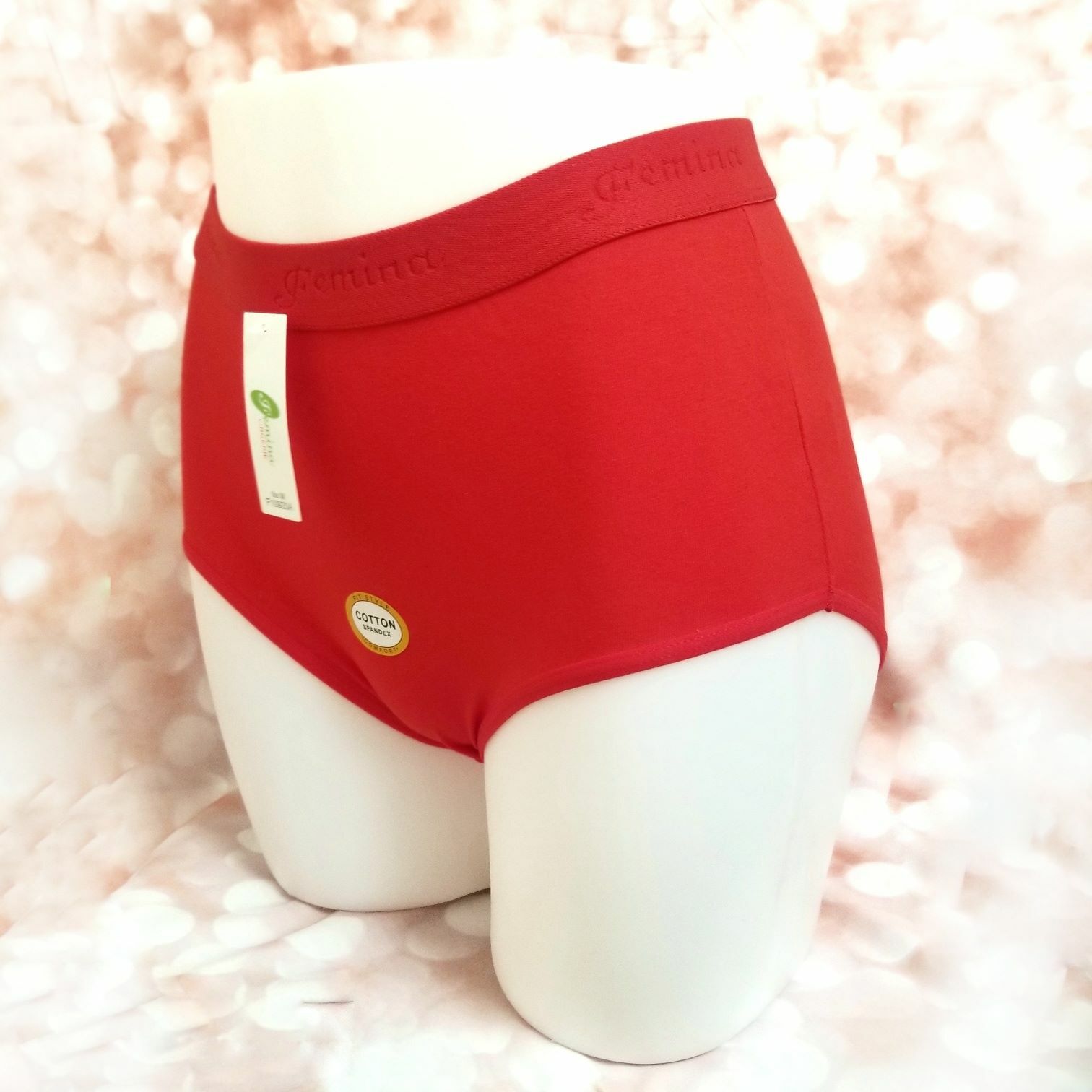 Women Soft Elastic Band Cotton High Waist Classic Brief Panties Underwear S-4XL