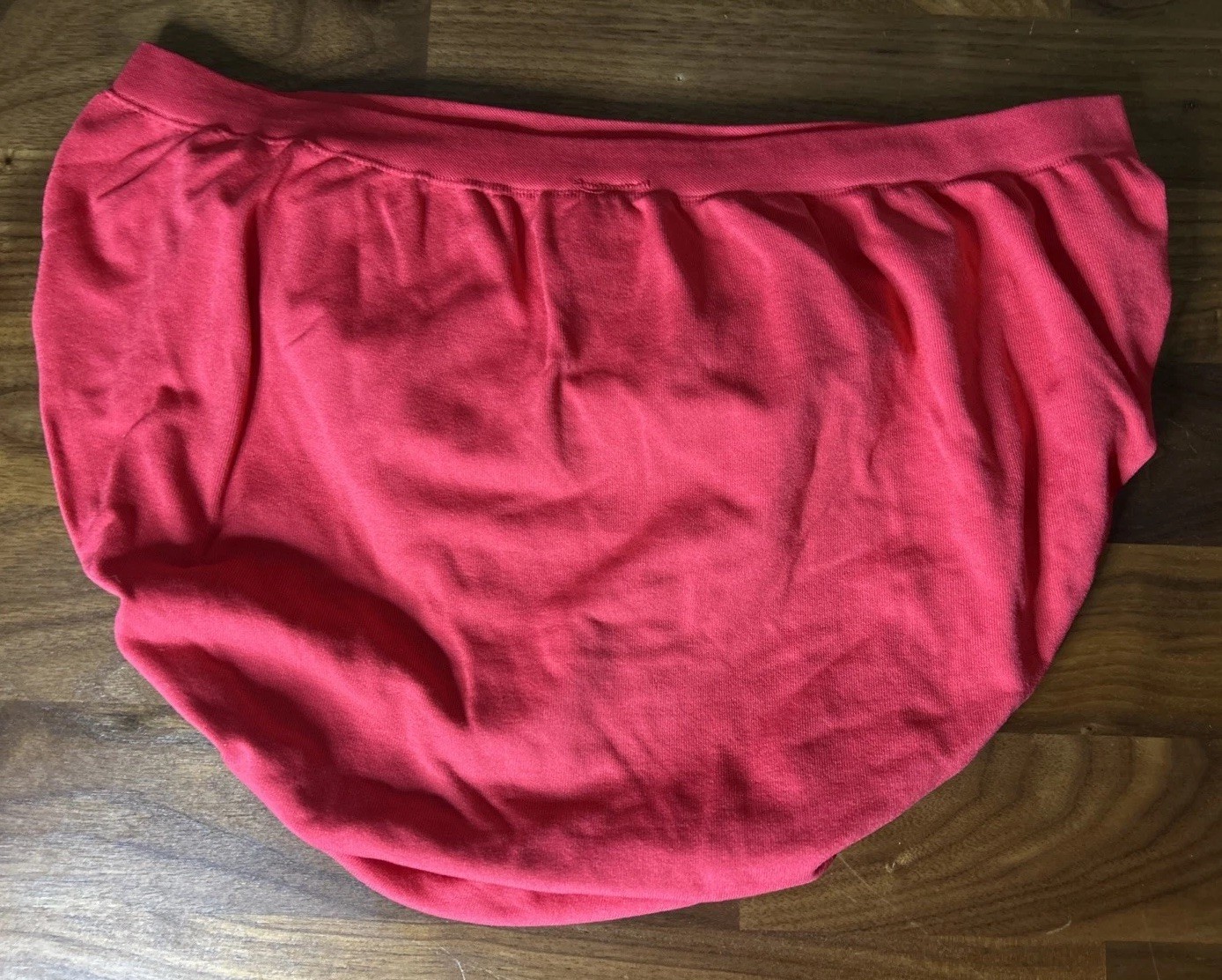Vtg VICTORIA SECRET Red Body By Victoria Hi-Leg Panties Bikini Sz L