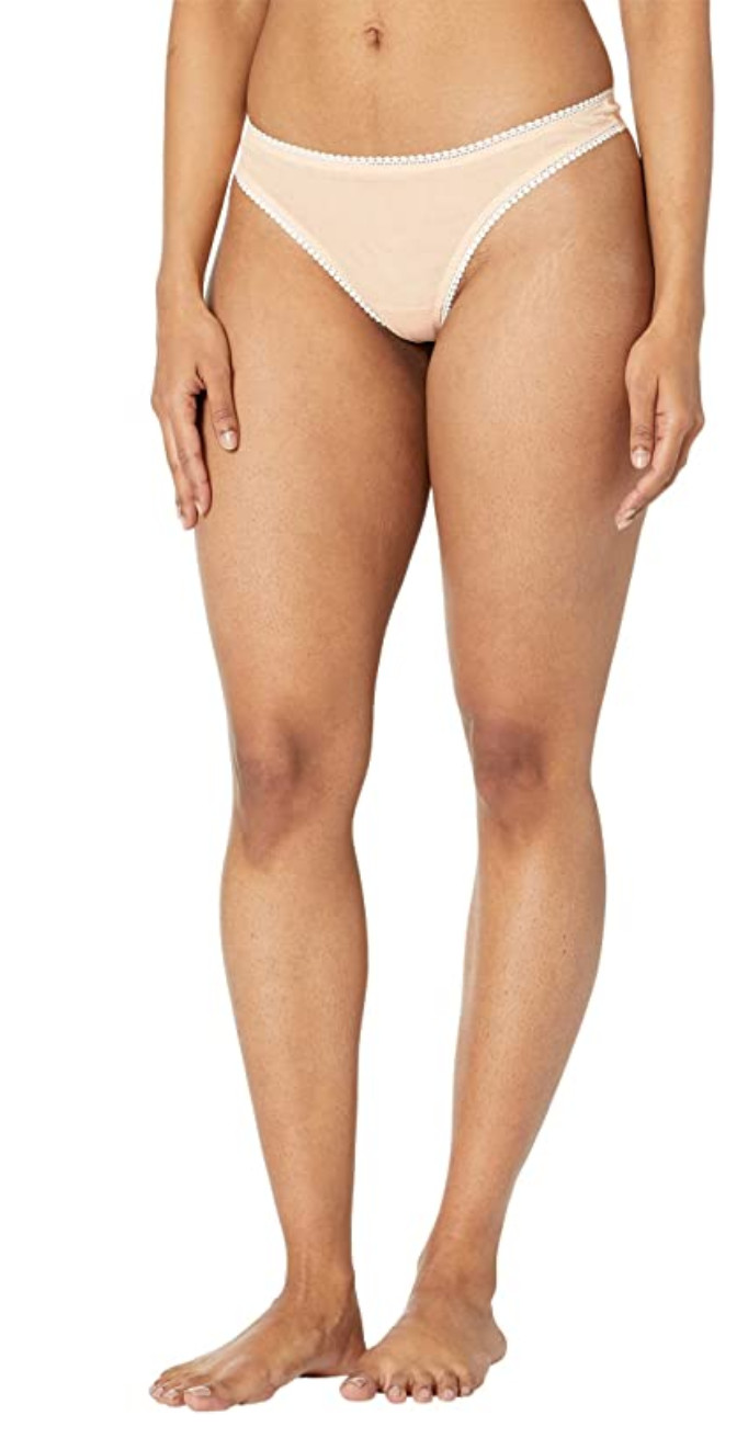 On Gossamer Women Mesh Hip G-String Peach Parfait Size M/L