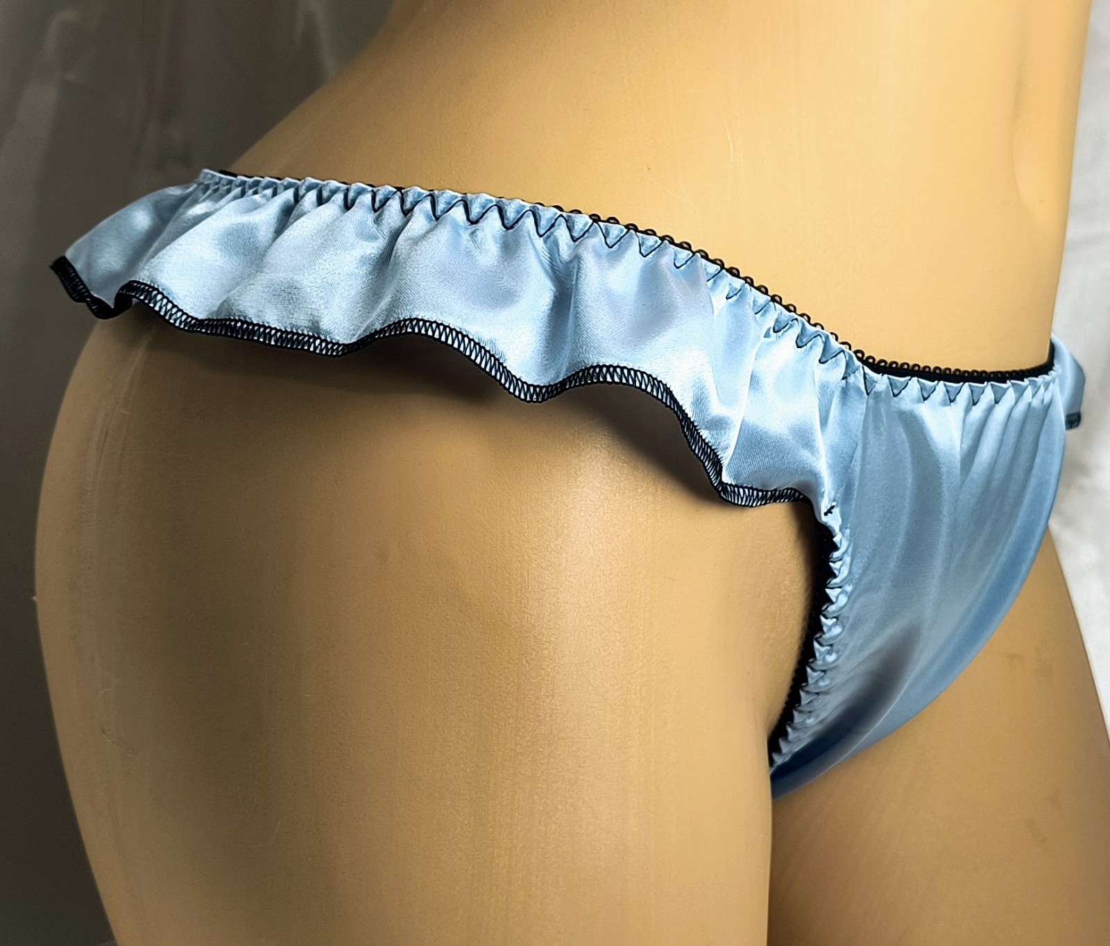 Stormy Satin Flutter Thong Panties *LIMITED EDITION*