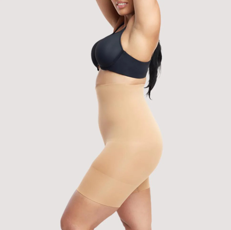 UNDEROUTFIT High Waist Shaping Lightweight Breathable Shorts Coffee Medium #861