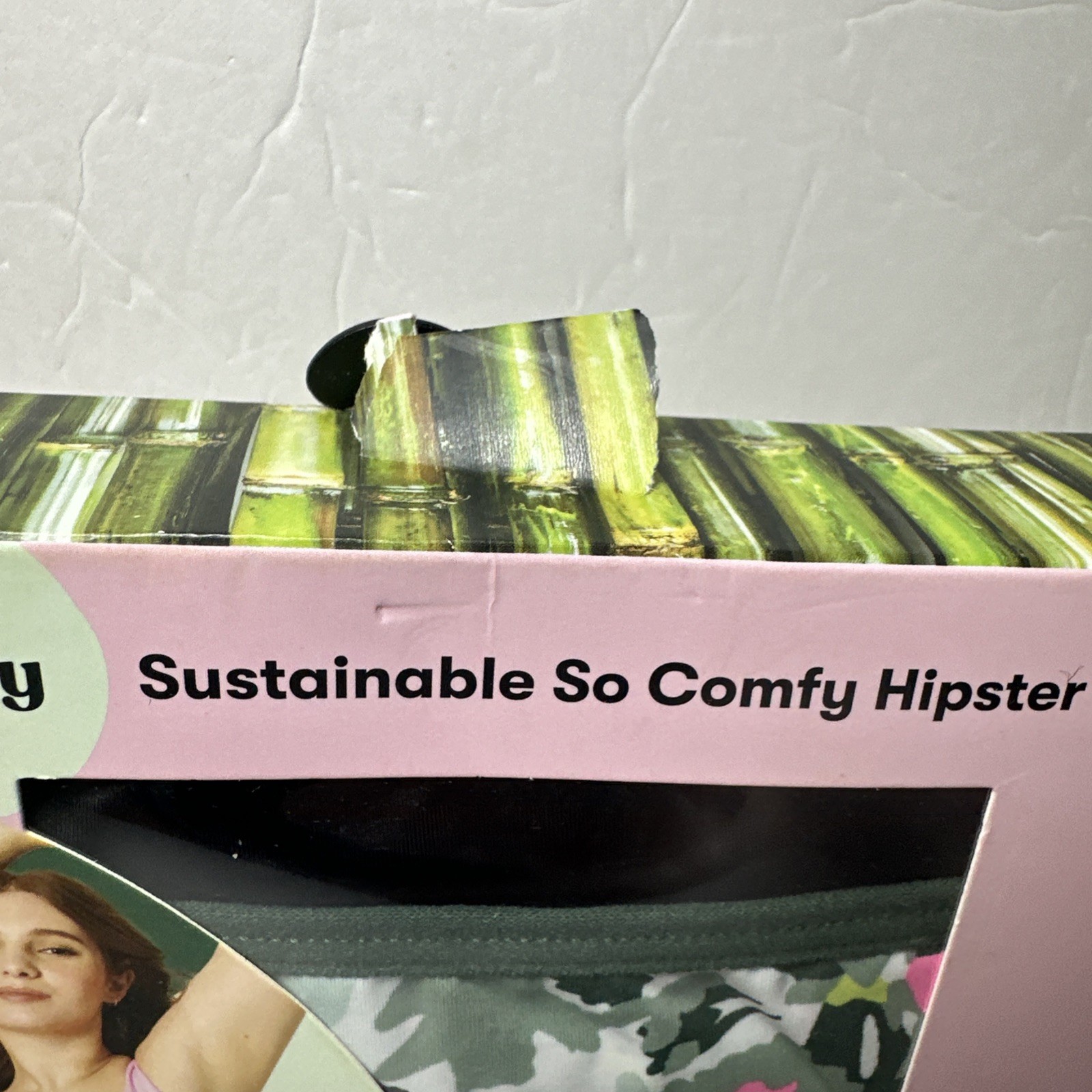 Kindly Yours So Comfy Hipster Underwear 4-Pack 2XL (20)Floral,Green,Stripe,Black