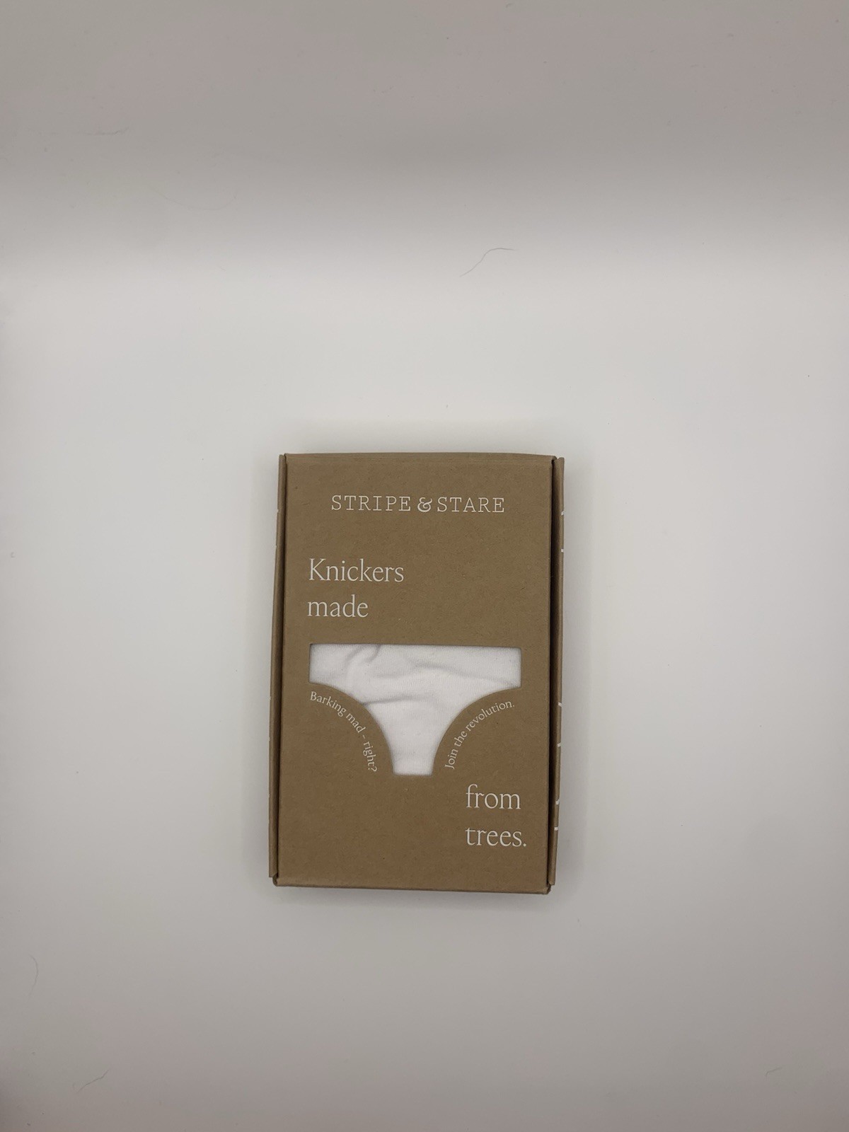 Stripe & Stare Knicker Bundle x4 Pair Small 3x White 1x Blue Freepost