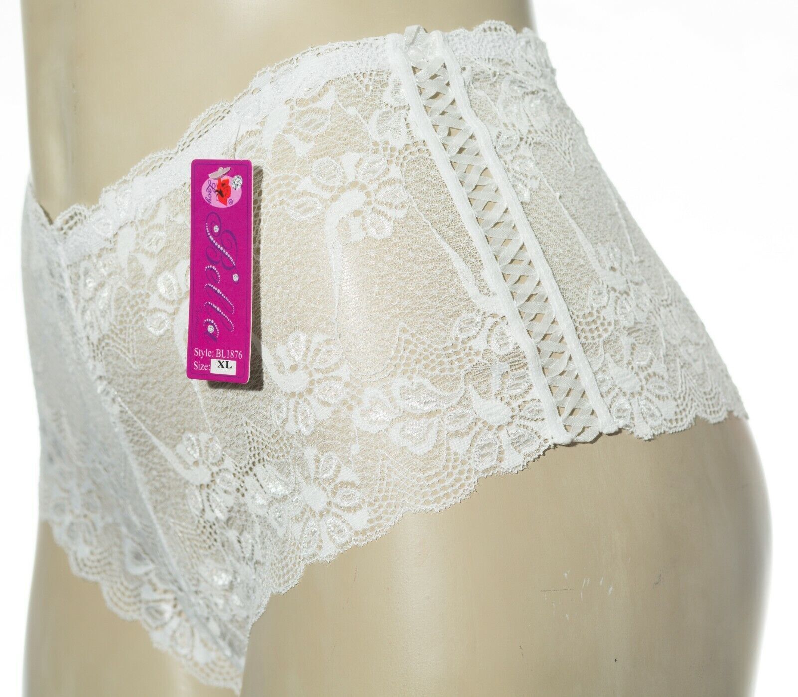 6 Women Floral Lace Panties Boyshorts Underwear Mixed Color Size S M L XL 1876