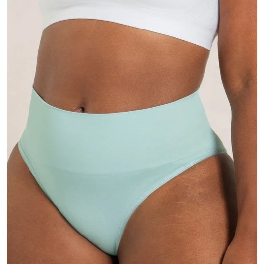 Truekind Everyday Comfort Smoothing Panty Soft Sea Small NWT