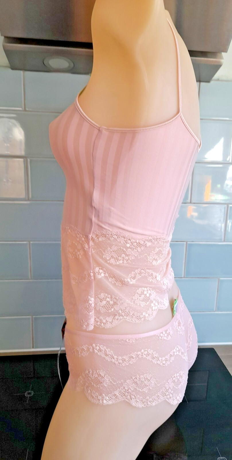 Mey Favourites Vintage Rose JAZZ Stripe and Lace Hipster Briefs