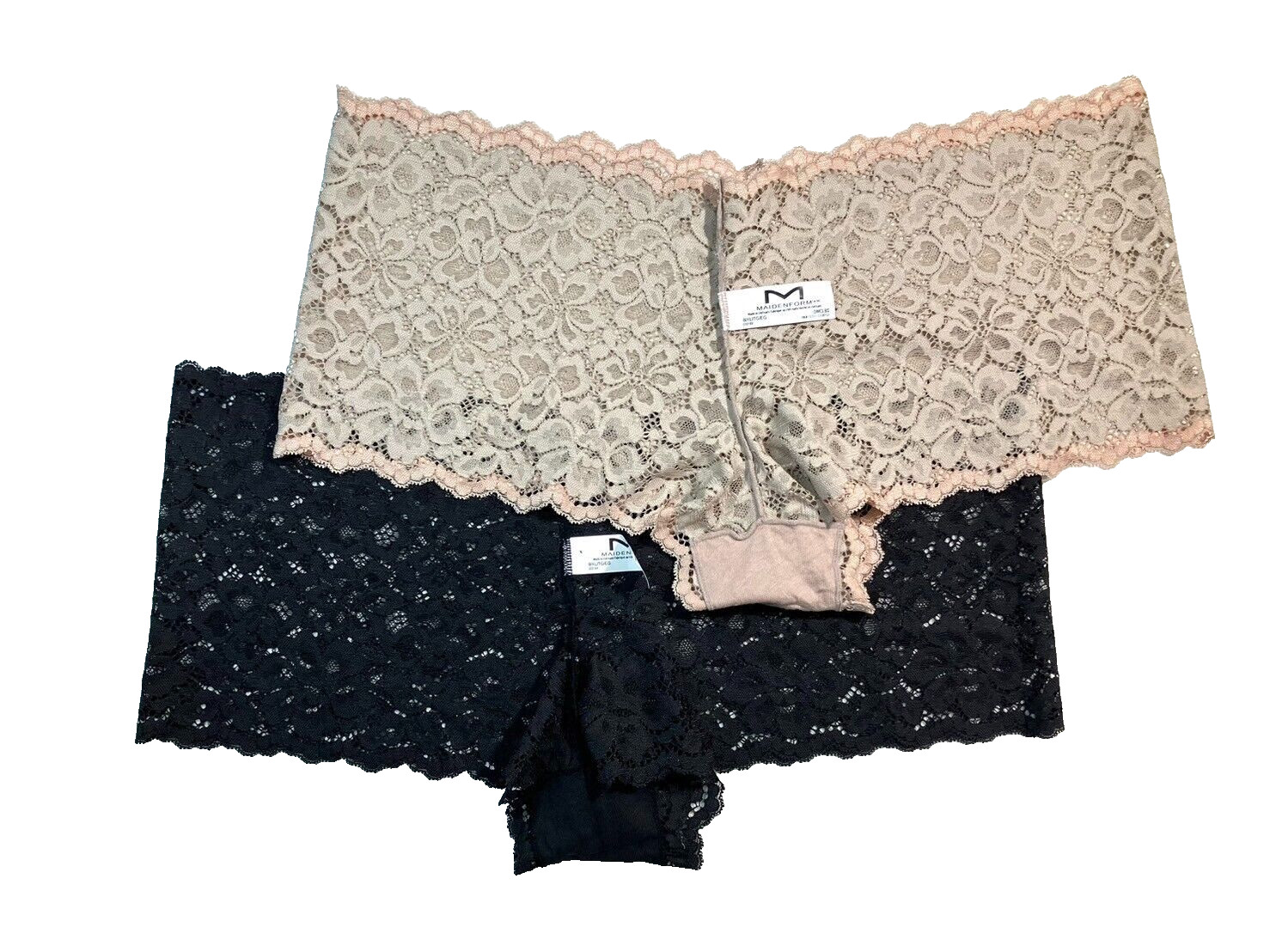 NWOT-2-Pack Maidenform XL Casual Comfort Lace Boyshort DMCLBS Assorted – $24