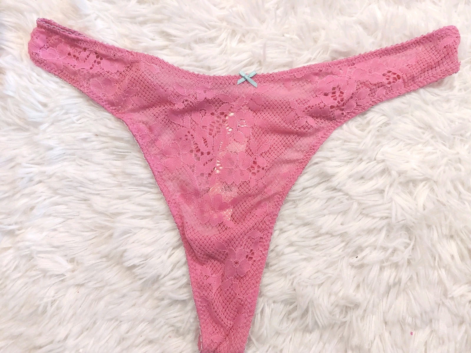 NWT Victoria’s Secret Tease High-Leg Scoop Thong Panty Large (505)